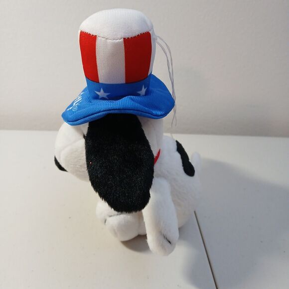 Peanuts Snoopy Met Metropolitan Life Patriotic Stuffed Plush Animal Toy Doll 7" - Picture 3 of 9